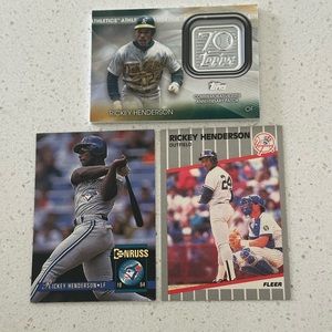 RICKEY HENDERSON X3